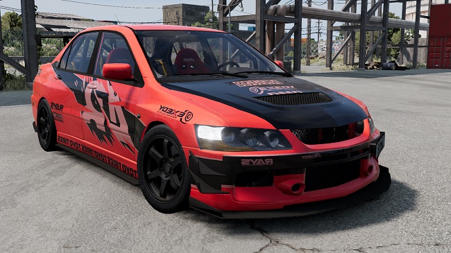 МОД Mitsubishi Lancer Evolution v1.0 Fix (0.35.x) ДЛЯ BEAMNG.DRIVE