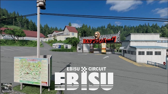 МОД Карта Ebisu Circuit Full v1.0 (0.35.x) ДЛЯ BEAMNG.DRIVE