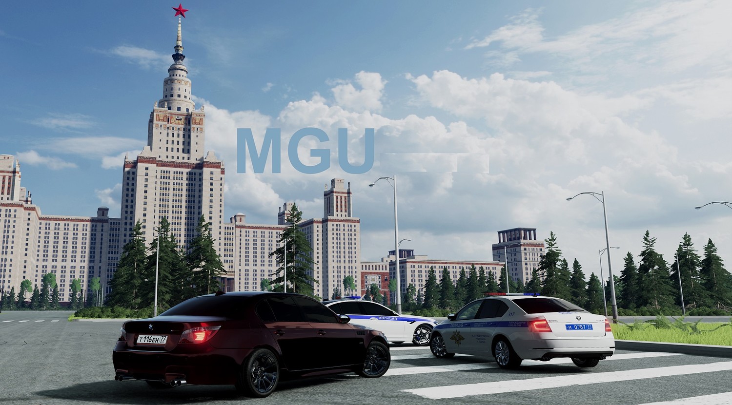 МОД Карта МГУ - Московский Государственный Университет v1.0 (0.35.x) ДЛЯ BEAMNG.DRIVE