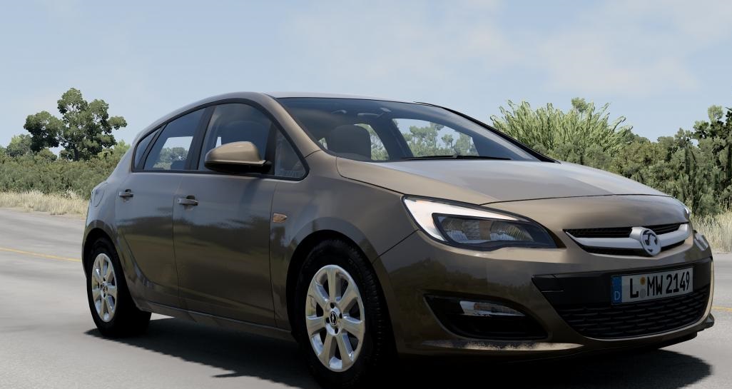 МОД Vauxhall Astra (J) v1.0 (0.35.x) ДЛЯ BEAMNG.DRIVE