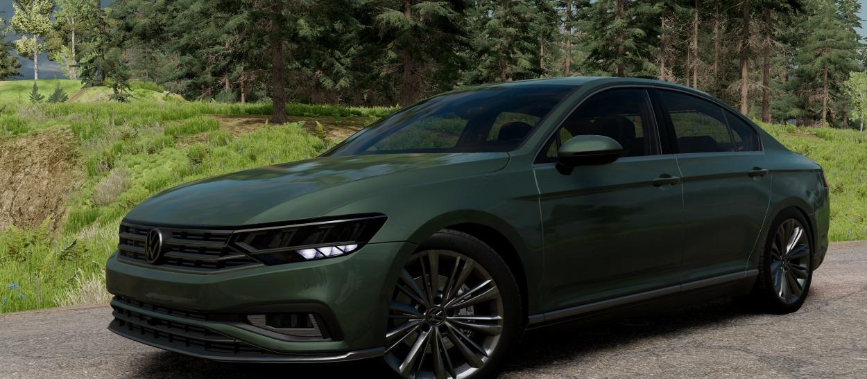 МОД Volkswagen Passat (B8) v1.0 (0.35.x) ДЛЯ BEAMNG.DRIVE