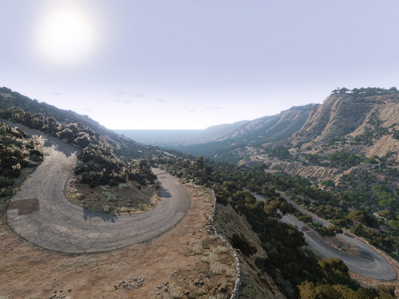 МОД Карта The Mediterranean Special Stage 03 v1.02 (0.35.x) ДЛЯ BEAMNG.DRIVE