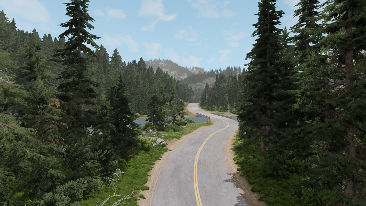 МОД Карта Rocky Mountains v0.7 (0.35.x) ДЛЯ BEAMNG.DRIVE