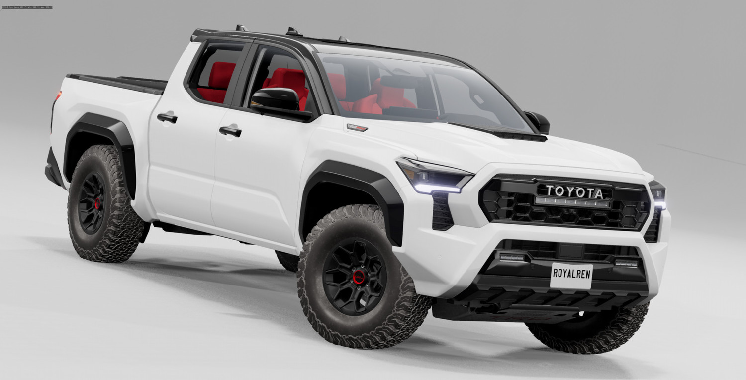 МОД Toyota Tacoma TRD Pro 2024 v1.0 (0.35.x) ДЛЯ BEAMNG.DRIVE