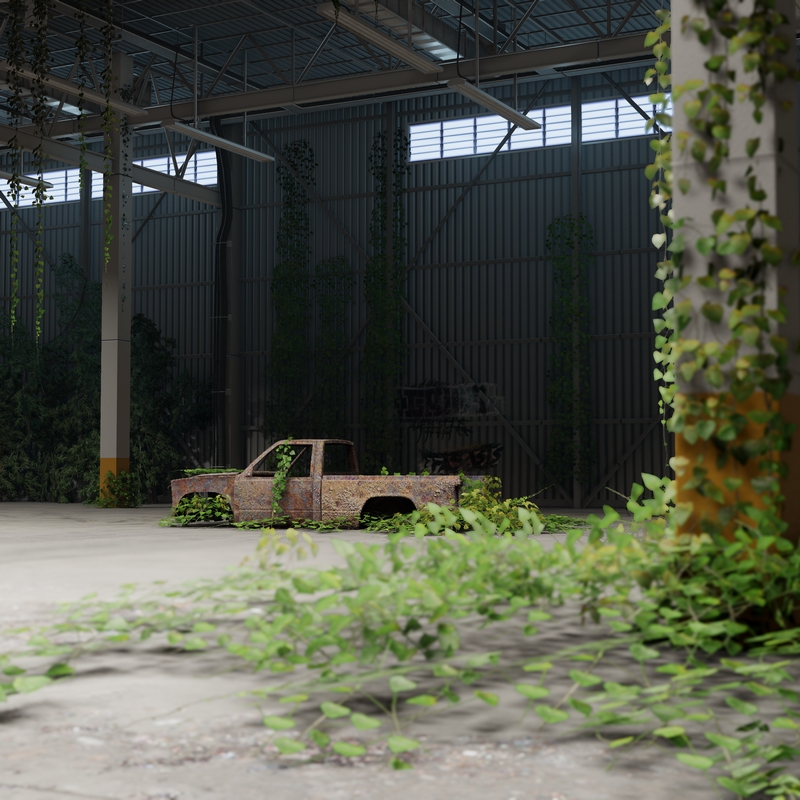 Мод Заброшенный Гараж v3.03 (0.35.x) ДЛЯ BEAMNG.DRIVE