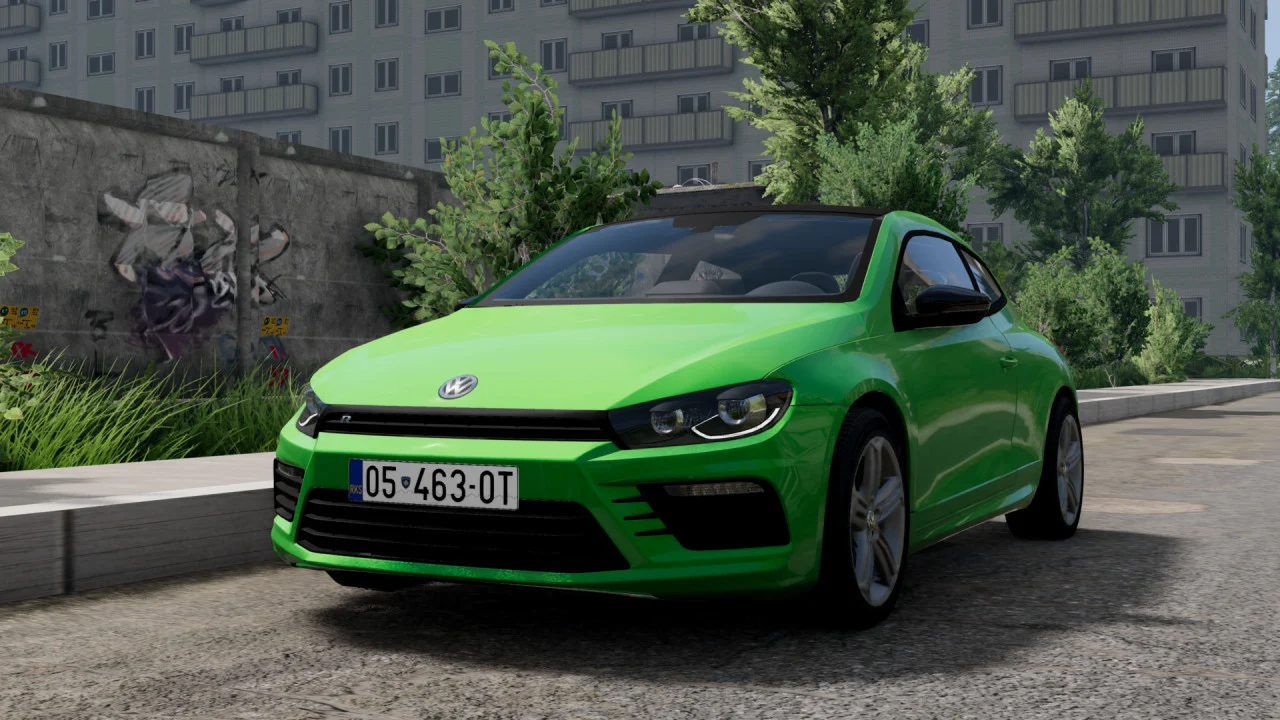 МОД Volkswagen Scirocco 2008-2017 v1.5 (0.35.x) ДЛЯ BEAMNG.DRIVE