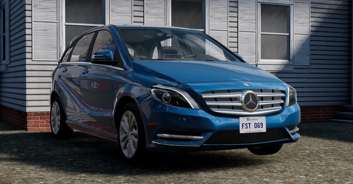 Мод 2011-2014 Mercedes-Benz B-Class v2.2 (0.35.x) ДЛЯ BEAMNG.DRIVE