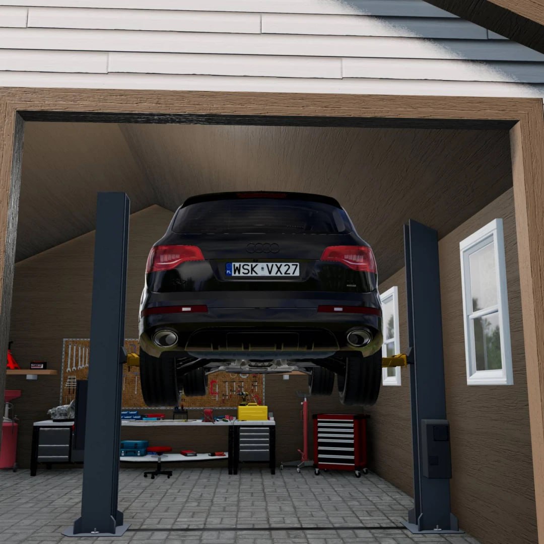 Мод Двухстоечный подъемник v1.0 (0.35.x) ДЛЯ BEAMNG.DRIVE
