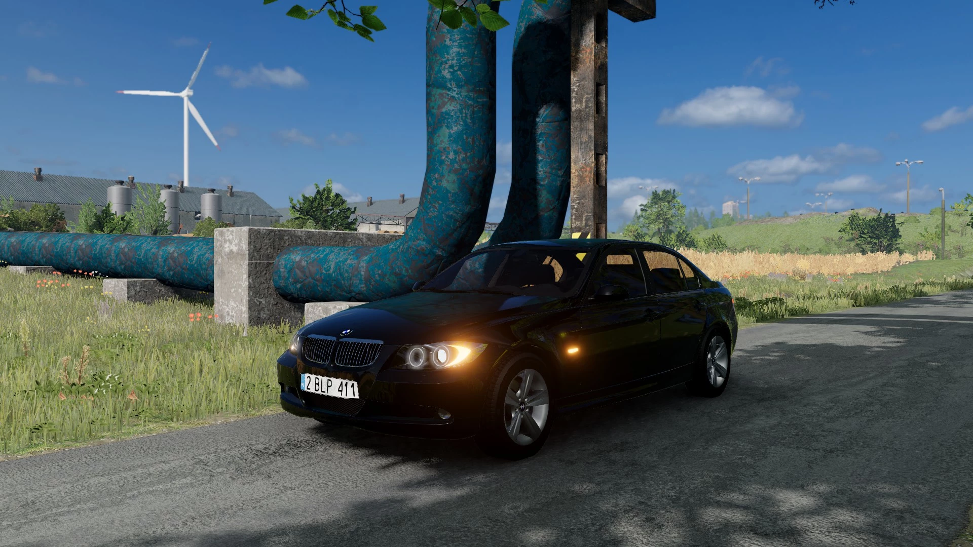 МОД BMW 3-Series (E90) v1.2 (0.35.x) ДЛЯ BEAMNG.DRIVE