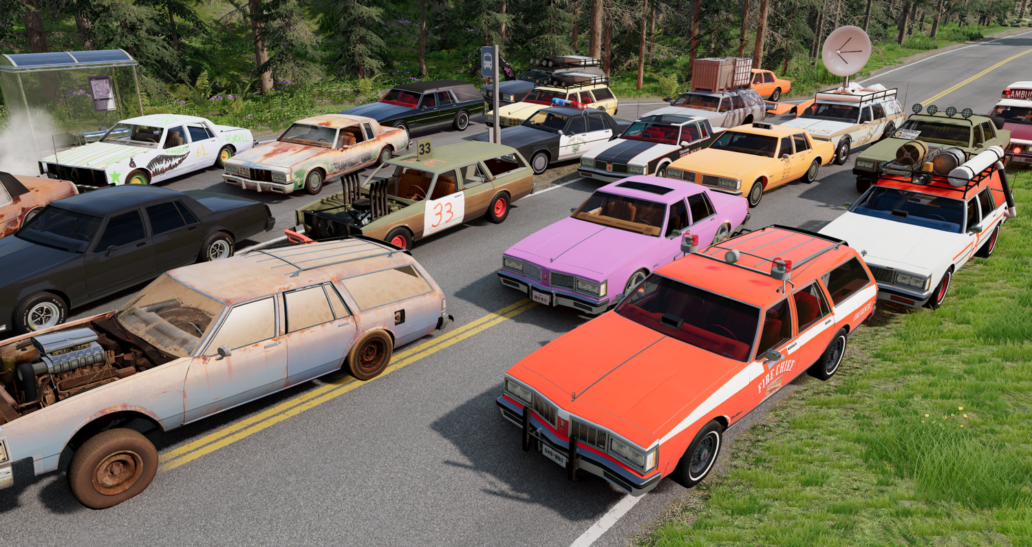 Мод OldsFullsize Pack Refresh v1.0 (0.35.x) ДЛЯ BEAMNG.DRIVE