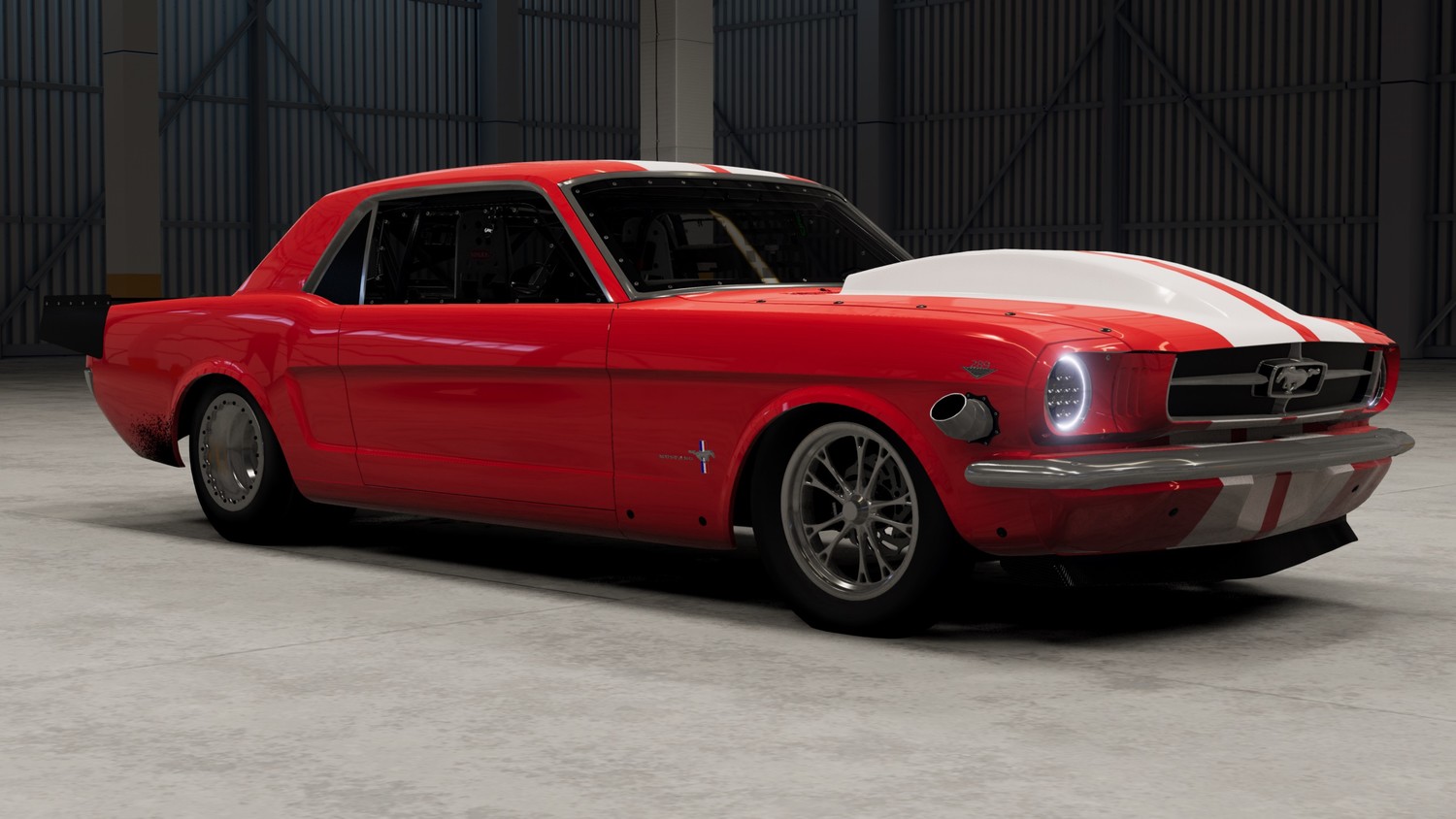 Мод Ford Mustang 1965 Drag v1.0 (0.35.x) ДЛЯ BEAMNG.DRIVE