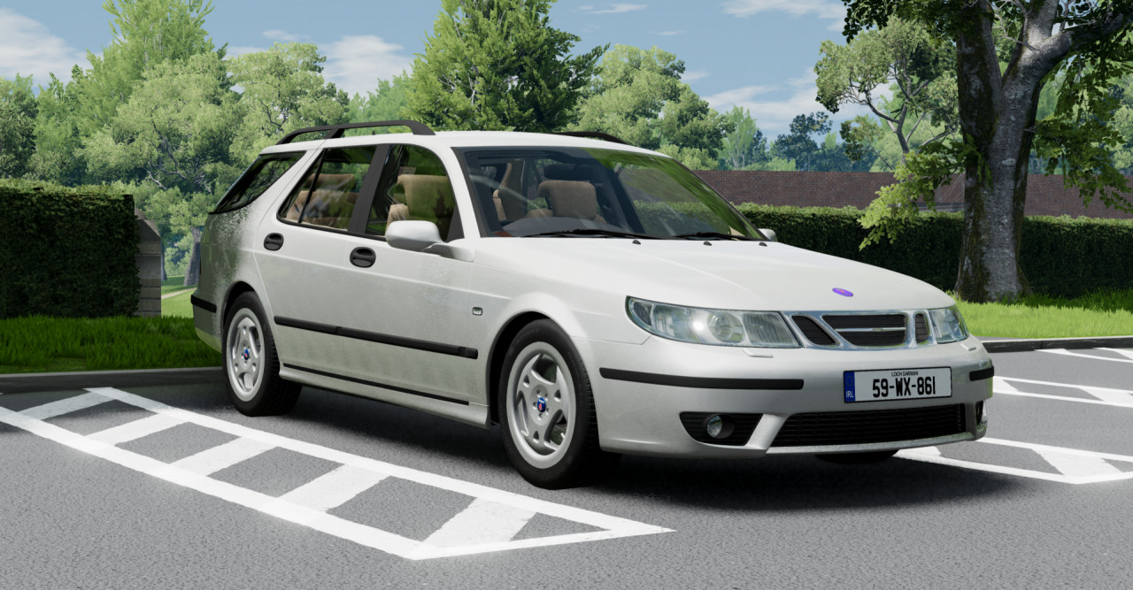 Мод 2001-2005 Saab 9-5 Sport Combi v1.5 (0.35.x) ДЛЯ BEAMNG.DRIVE