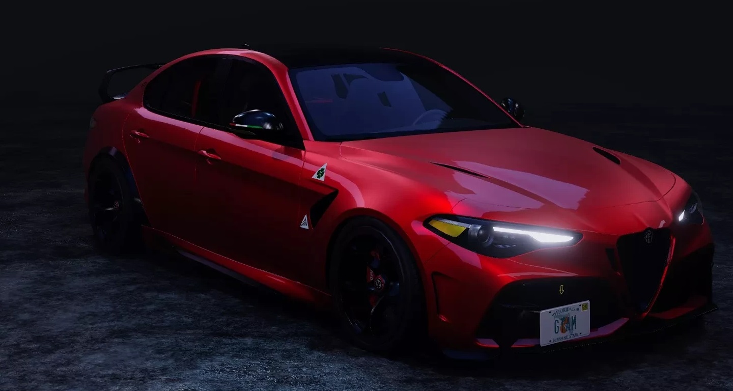 Мод Alfa Romeo Giulia v1.0 (0.35.x) ДЛЯ BEAMNG.DRIVE