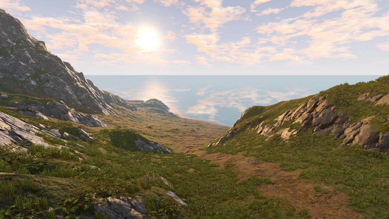 Мод Карта Cliff PBR v1.3 (0.35.x) ДЛЯ BEAMNG.DRIVE