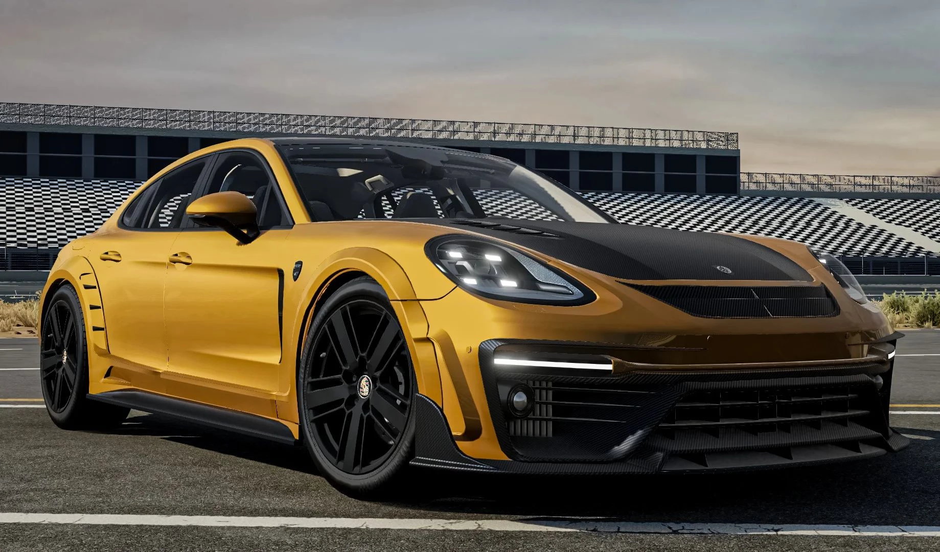 Мод Porsche Panamera (Sedan+Turismo) v1.15 (0.35.x) ДЛЯ BEAMNG.DRIVE