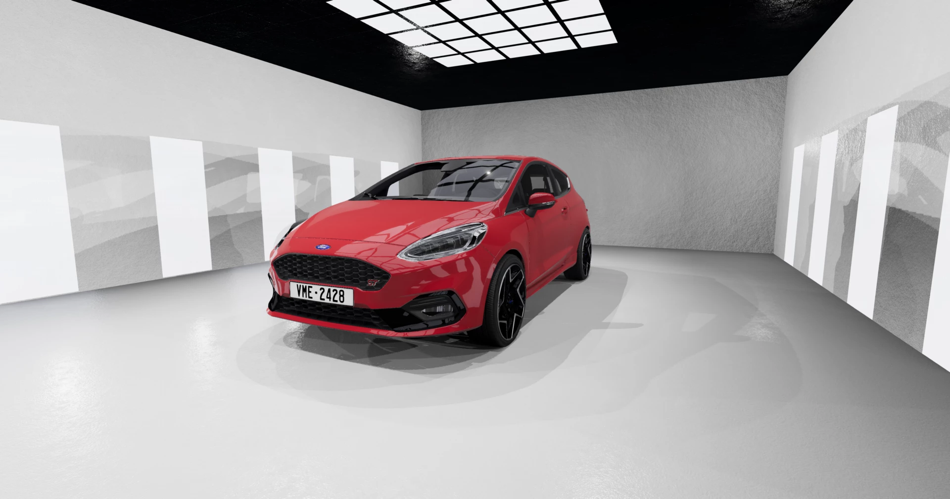 Мод Ford fiesta MK8 ST v2.0 (0.35.x) ДЛЯ BEAMNG.DRIVE