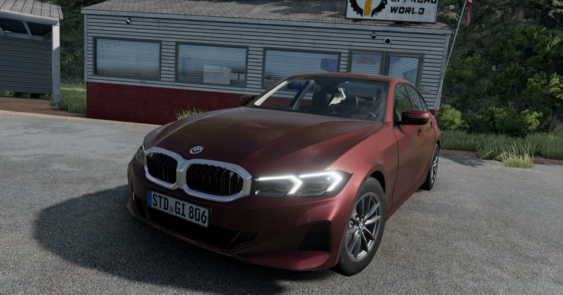Мод 2025 BMW 3-Series (G20 LCI) v1.0 (0.35.x) ДЛЯ BEAMNG.DRIVE