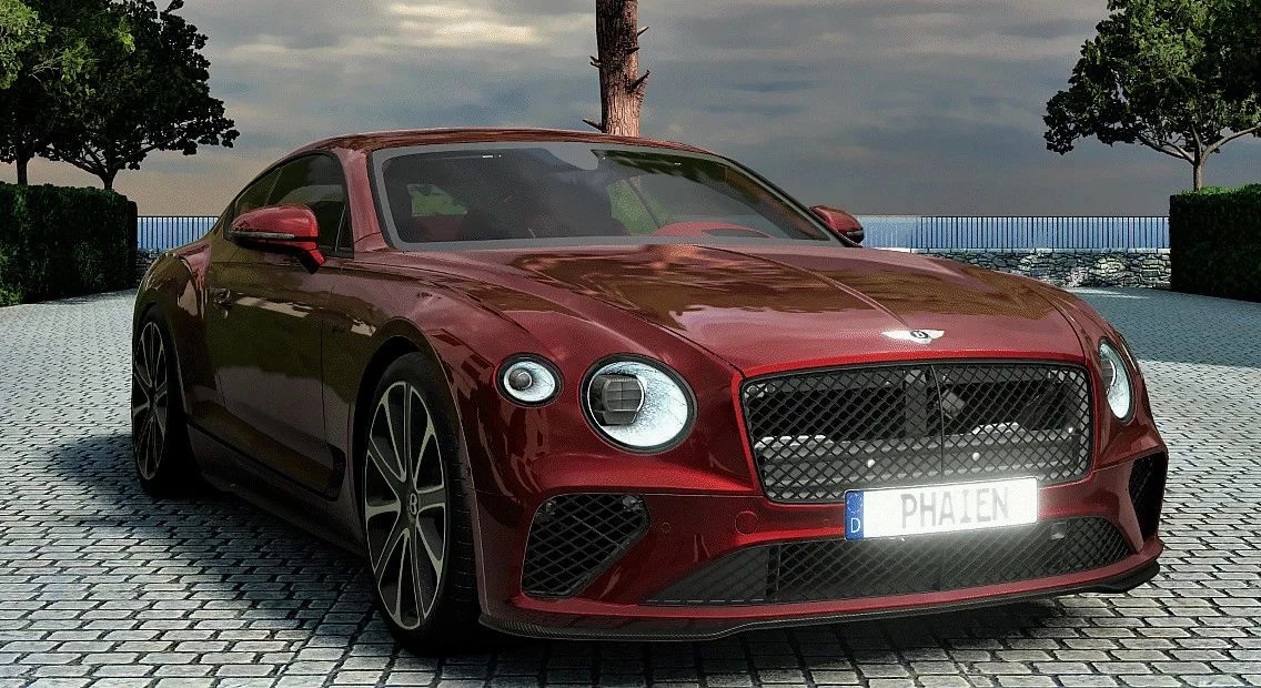 Мод Bentley Continental GT 2018 v1.1 (0.35.x) ДЛЯ BEAMNG.DRIVE