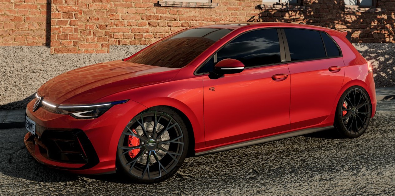Мод Volkswagen Golf 8R Facelift v2.0 (0.35.x) ДЛЯ BEAMNG.DRIVE