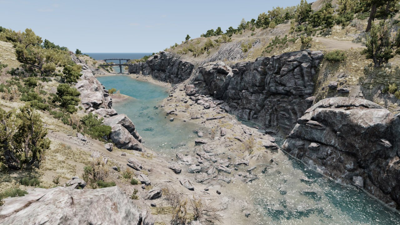 Мод Карта WM Offroad Trails v1.0 (0.35.x) ДЛЯ BEAMNG.DRIVE
