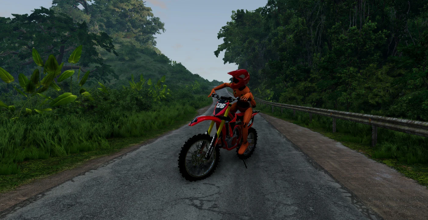 МОД Motocross Bike v1.0 (0.35.x) ДЛЯ BEAMNG.DRIVE