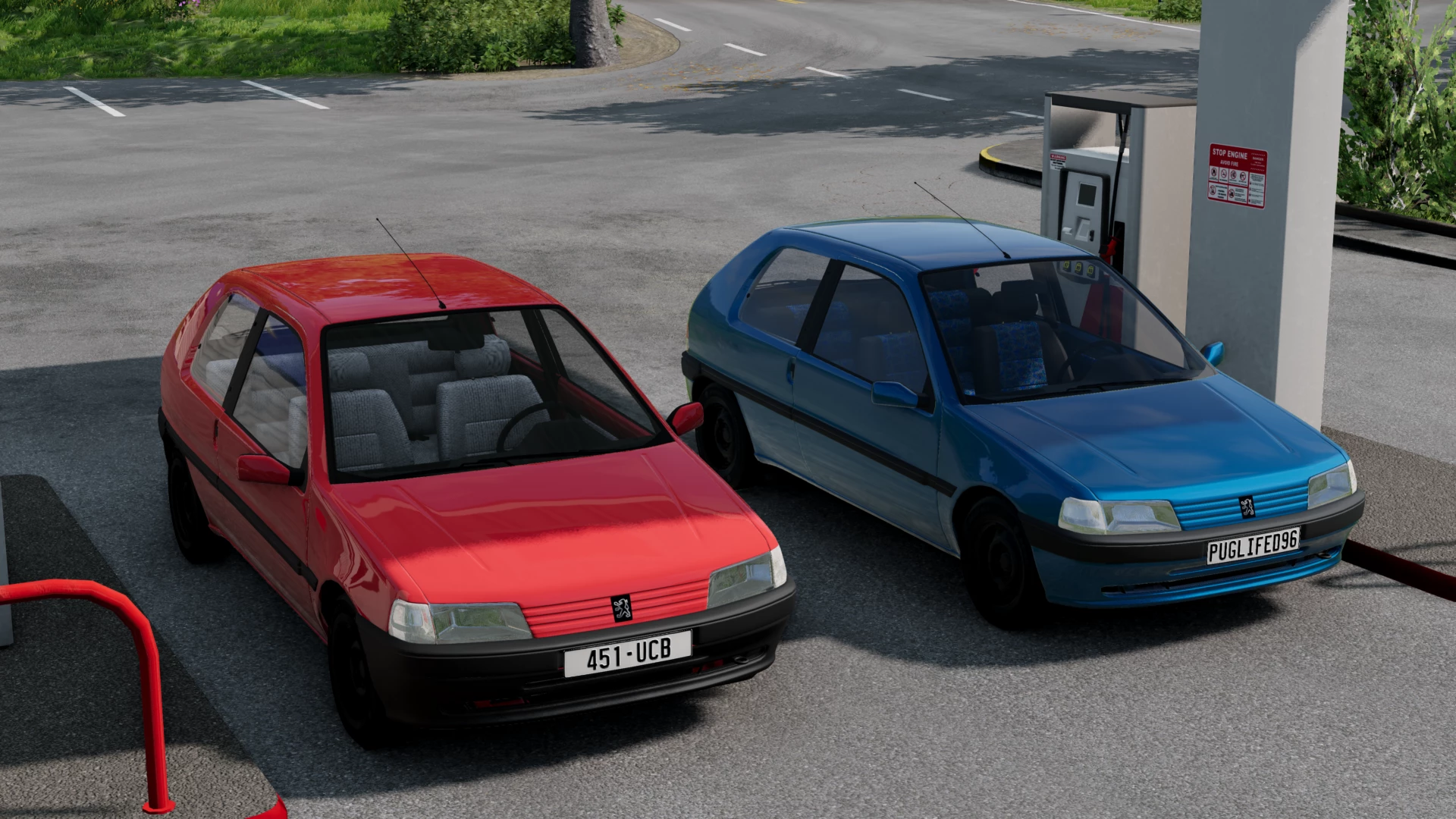 Мод Peugeot 106 PUG v1.0 (0.35.x) ДЛЯ BEAMNG.DRIVE