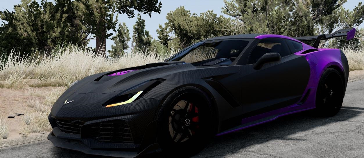 Мод Chevrolet Corvette (C7) v1.2 (0.35.x) ДЛЯ BEAMNG.DRIVE