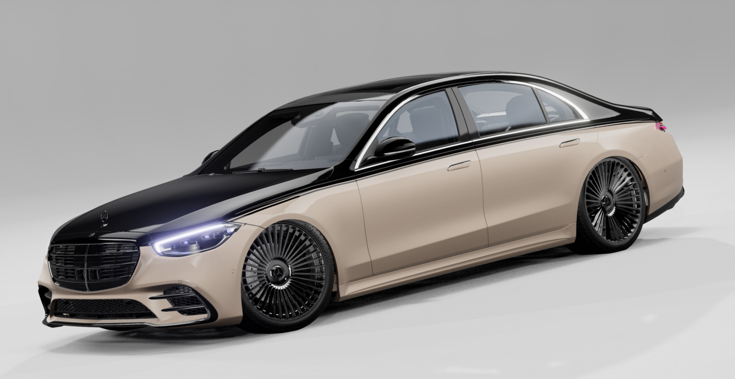 Мод 2022 Mercedes S-Class MAYBACH v1.0 Next (0.35.x) ДЛЯ BEAMNG.DRIVE