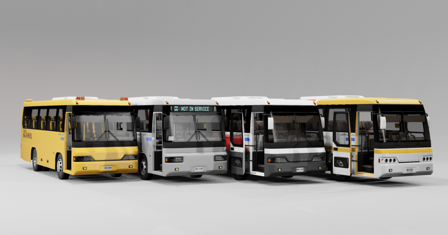 Мод Daewon LN Commercial Buses v1.3 (0.35.x) ДЛЯ BEAMNG.DRIVE