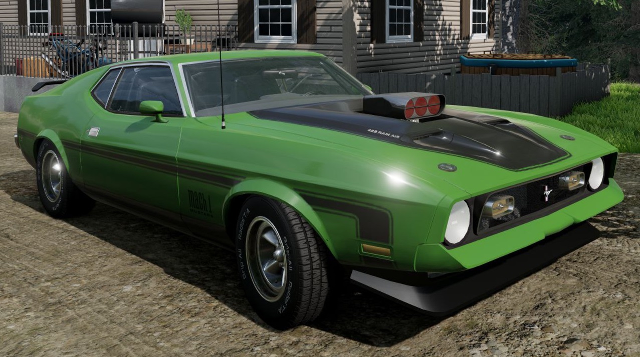 Мод Ford Mustang Mach I (1971) v1.0 (0.35.x) ДЛЯ BEAMNG.DRIVE