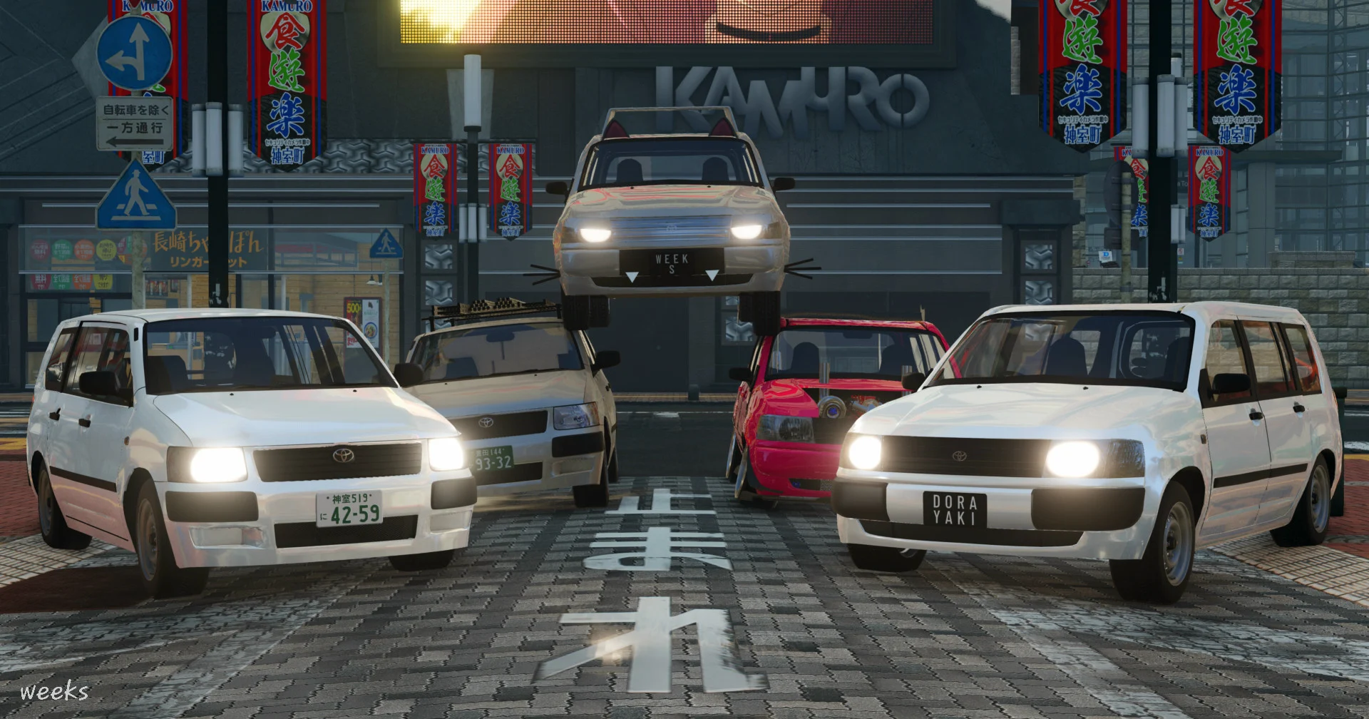 Мод Toyota Probox / Succeed v1.0 (0.35.x) ДЛЯ BEAMNG.DRIVE