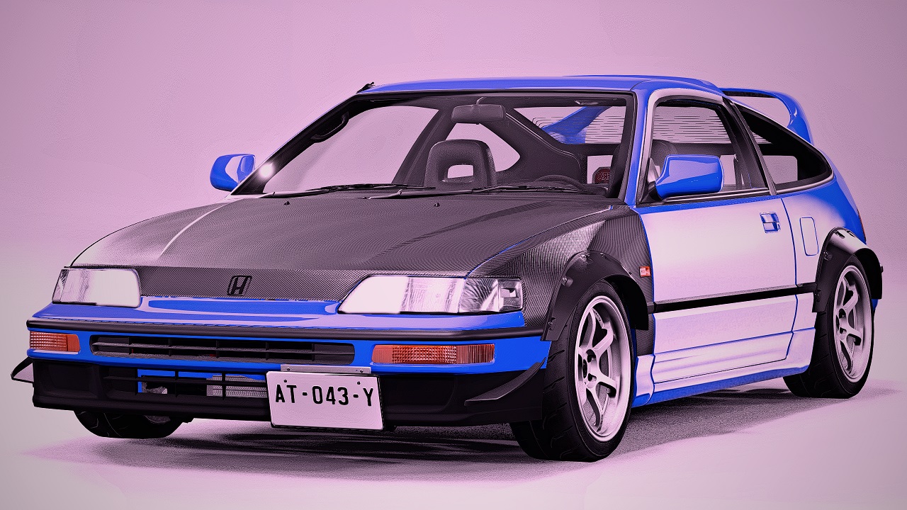 Мод Honda CRX Hatchback v1.0 (0.35.x) ДЛЯ BEAMNG.DRIVE