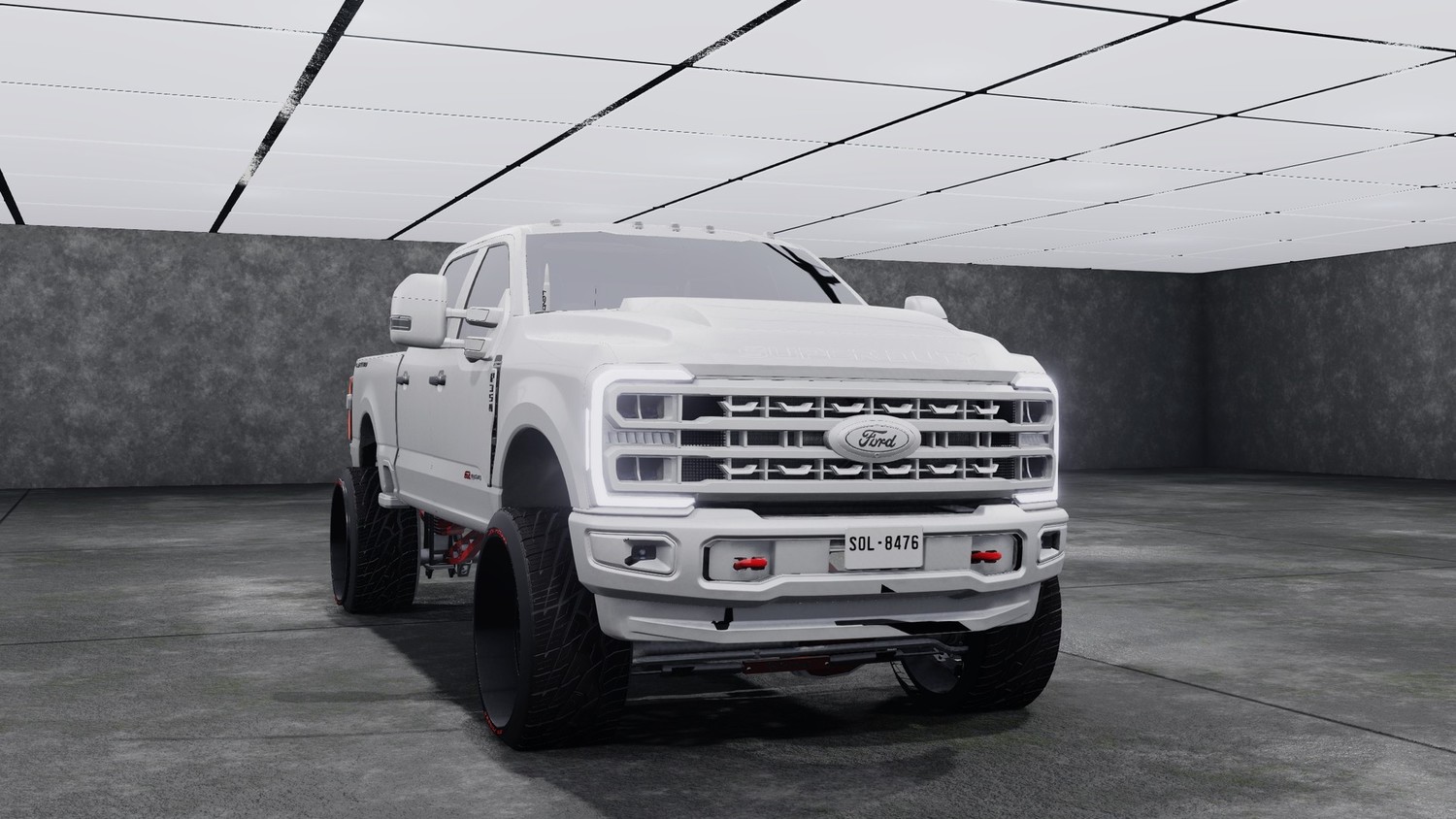 Мод Ford F-350 Custom Tuning v1.0 (0.35.x) ДЛЯ BEAMNG.DRIVE