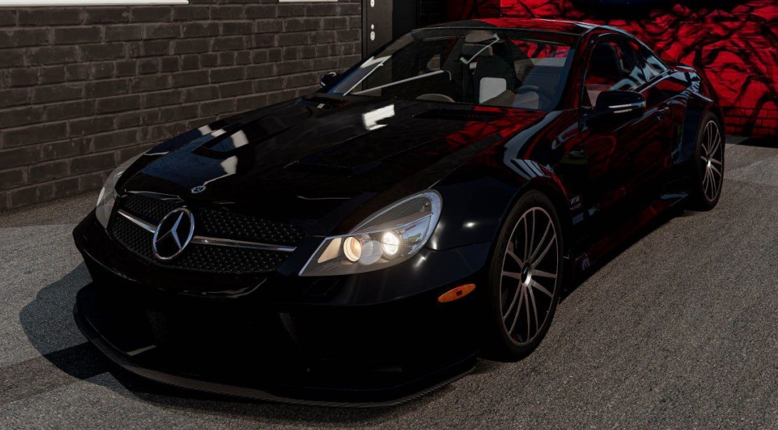 Мод Mercedes-Benz SL65 AMG Black Series New v1.7 (0.35.x) ДЛЯ BEAMNG.DRIVE