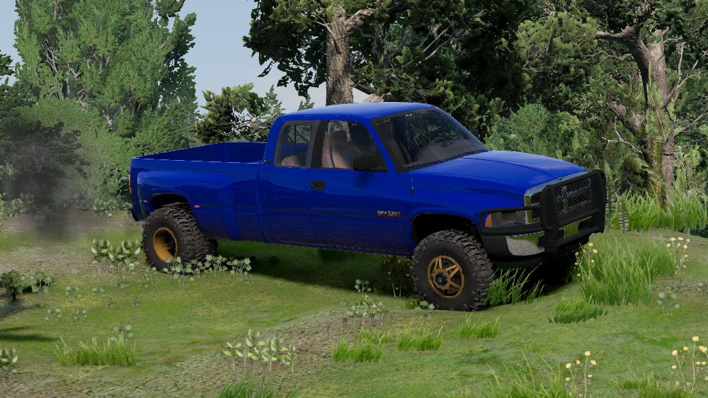 Мод 2001 Dodge Ram 3500 v1.0 (0.35.x) ДЛЯ BEAMNG.DRIVE