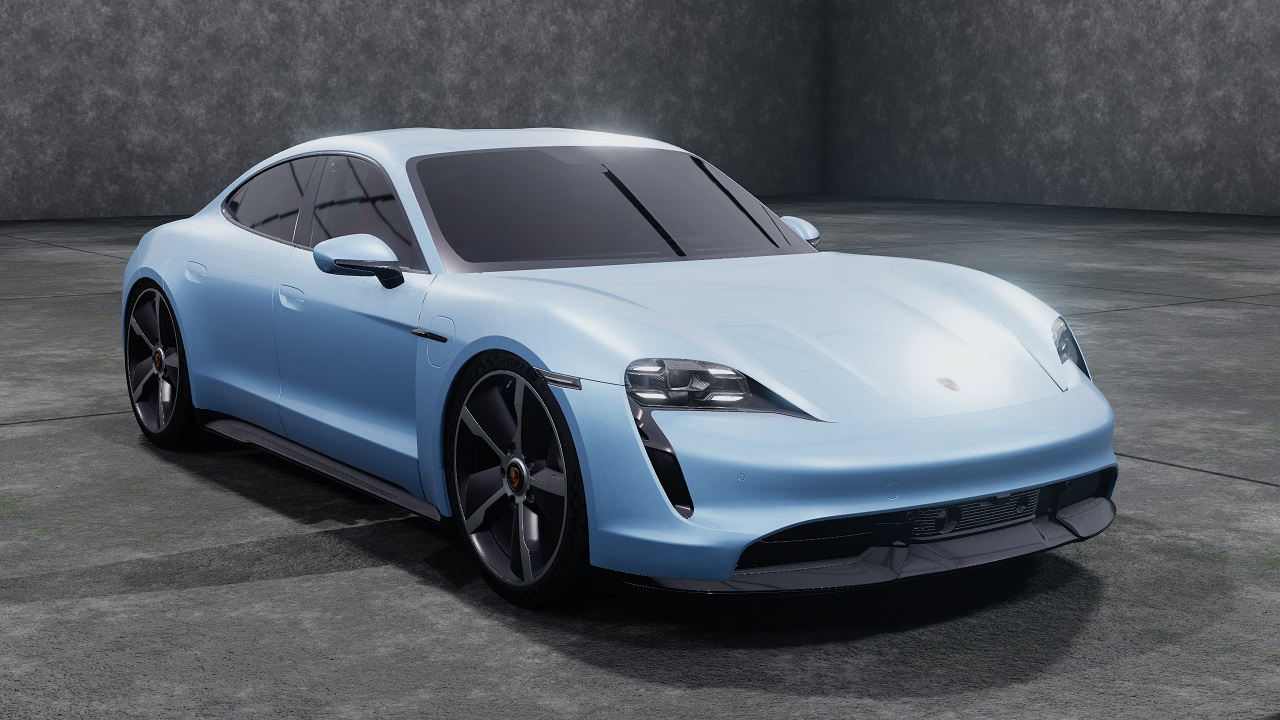 Мод Porsche Taycan v1.0 (0.35.x) ДЛЯ BEAMNG.DRIVE