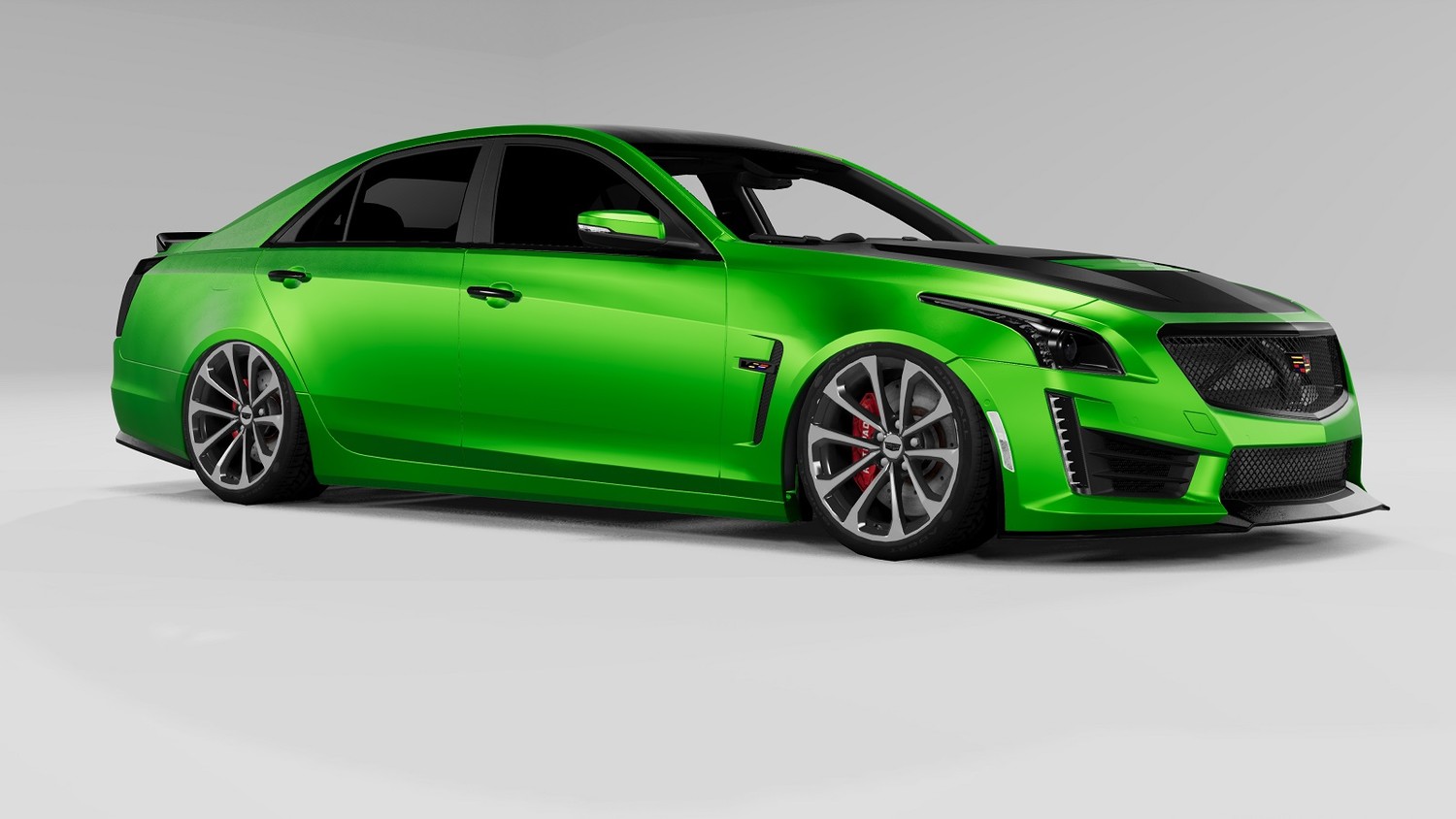 Мод Cadillac CTS-V Custom v1.0 (0.35.x) ДЛЯ BEAMNG.DRIVE