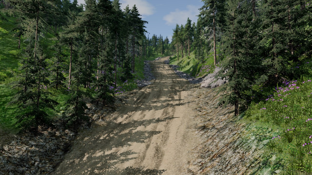 Мод Карта Black Hills Battle Ultra 4 v1.2 (0.35.x) ДЛЯ BEAMNG.DRIVE