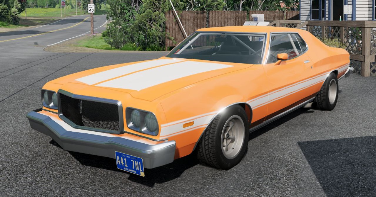 Мод Ford Gran Torino 1975 v1.0 (0.35.x) ДЛЯ BEAMNG.DRIVE