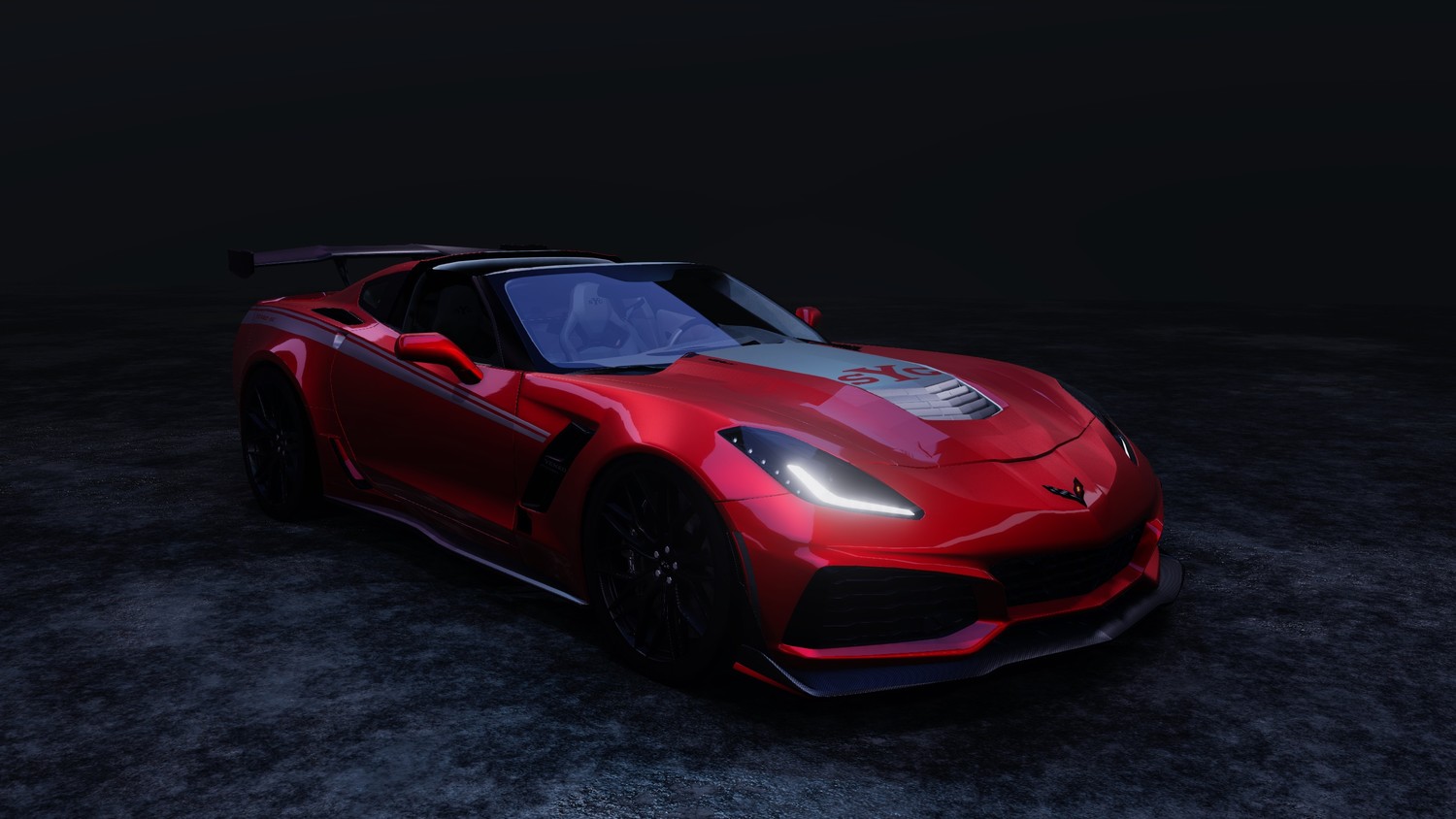 Мод Chevy Corvette C7 ZR1 v1.0 (0.35.x) ДЛЯ BEAMNG.DRIVE