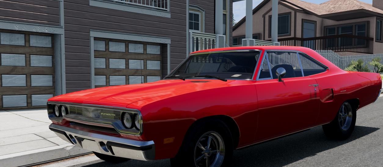 Мод Plymouth Roadrunner v1.0 (0.35.x) ДЛЯ BEAMNG.DRIVE