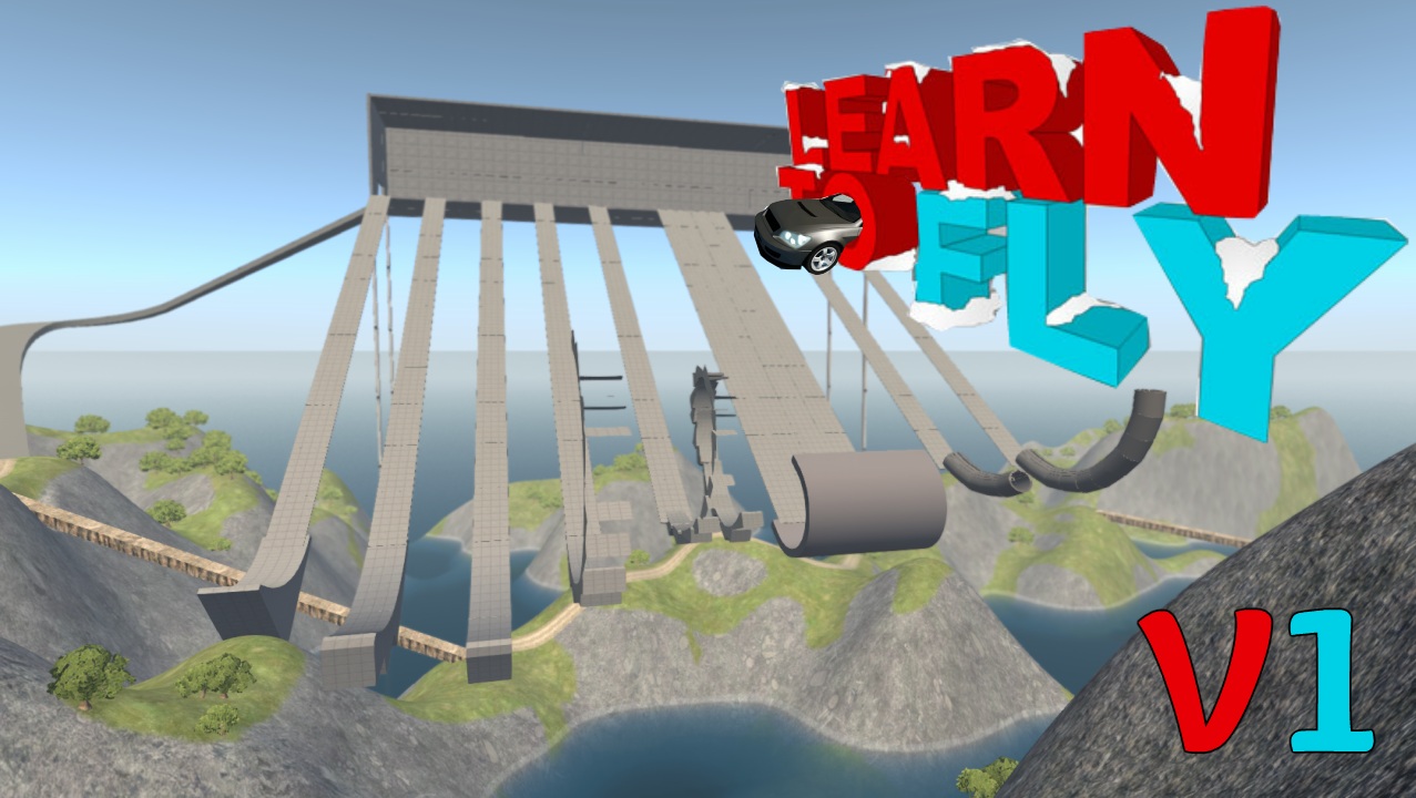 Мод Карта Learn To Fly v1.0 (0.35.x) ДЛЯ BEAMNG.DRIVE