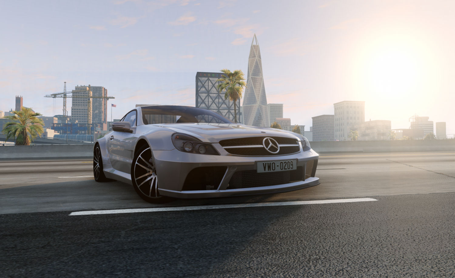 Мод Mercedes-Benz SL65 AMG Black Series New v1.8 (0.35.x) ДЛЯ BEAMNG.DRIVE