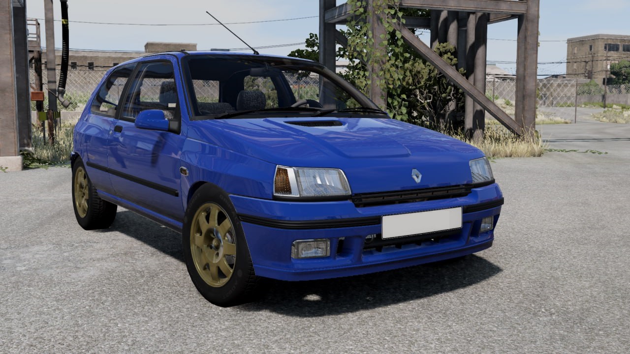 Мод Renault Clio Williams v1.0 (0.36.x) ДЛЯ BEAMNG.DRIVE