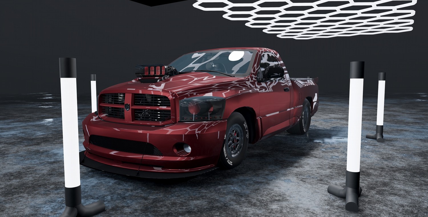 Мод Dodge Ram Drag v1.0 (0.36.x) ДЛЯ BEAMNG.DRIVE
