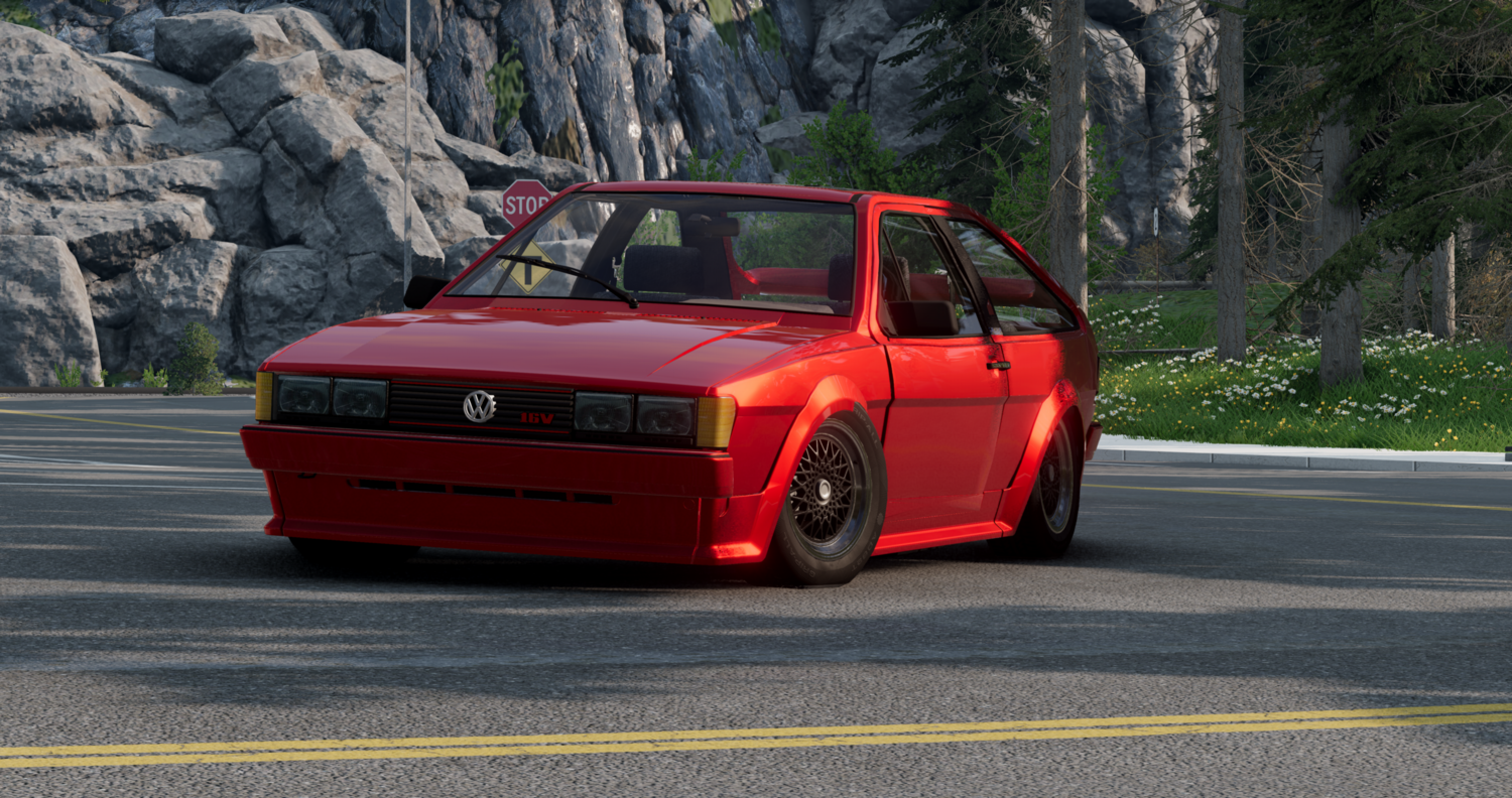 Мод Volkswagen Scirocco Remaster v1.0 (0.36.x) ДЛЯ BEAMNG.DRIVE