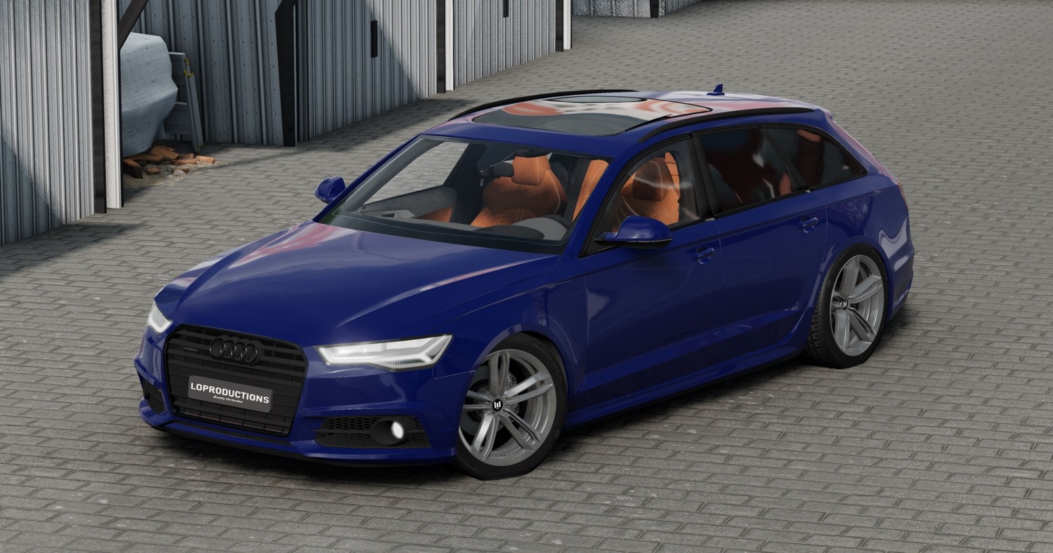 МОД Audi A6 Wagon 2015-2018 v1.0 (0.36.x) ДЛЯ BEAMNG.DRIVE