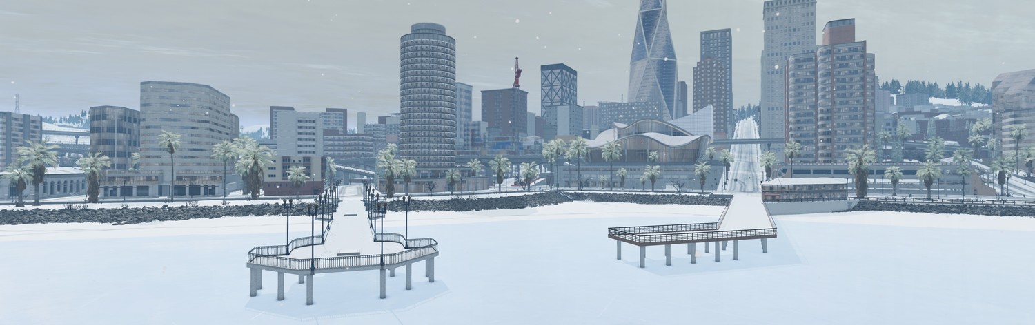 Мод Карта Winter West Coast, USA v0.36.1 (0.36.x) ДЛЯ BEAMNG.DRIVE