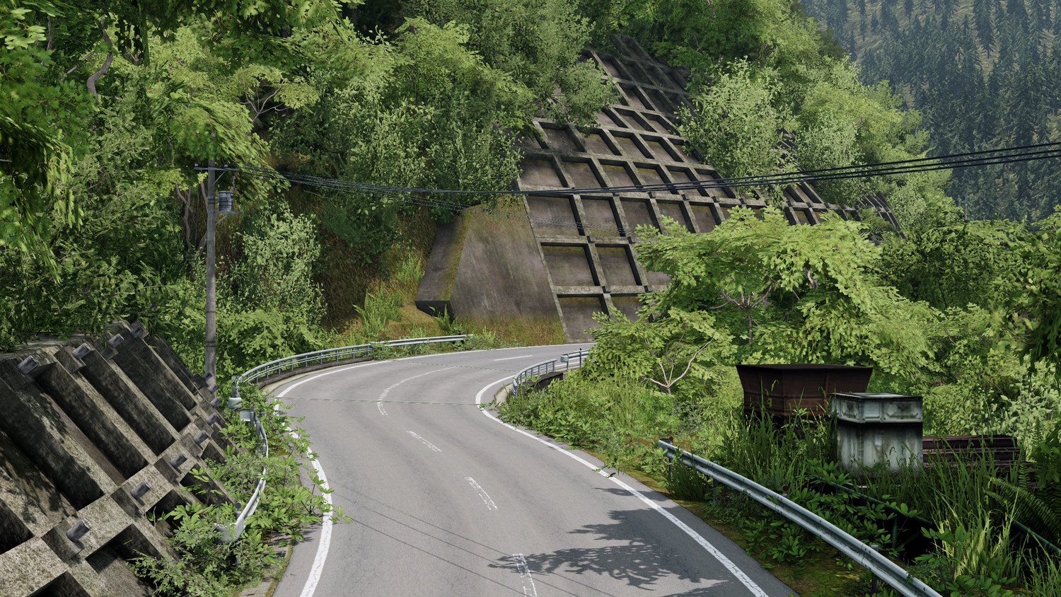 Мод Карта Tsuchisaka (Touge) v1.0 (0.36.x) ДЛЯ BEAMNG.DRIVE