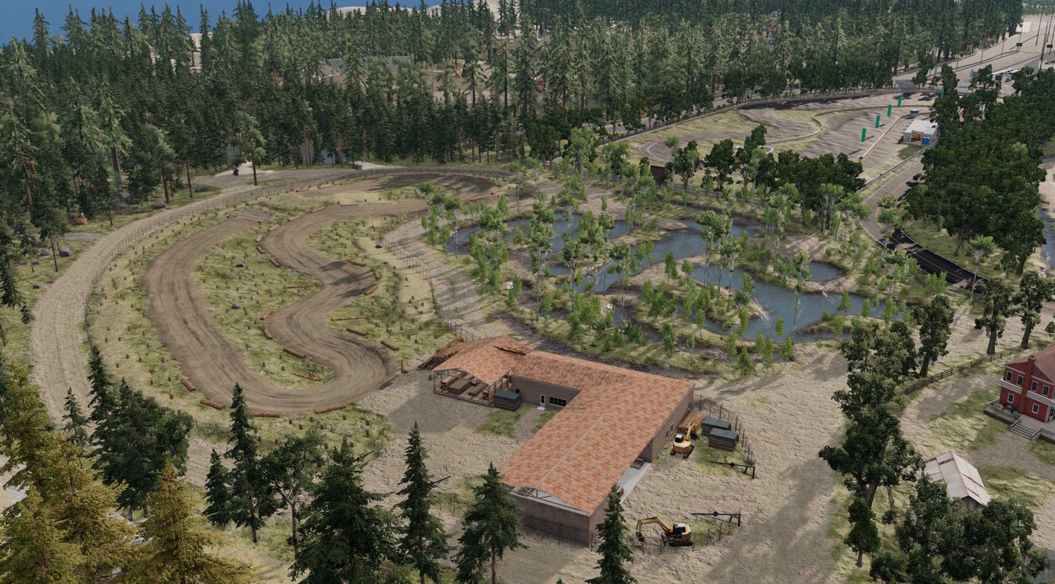Мод Карта Xero Parklands v2.37 (0.36.x) ДЛЯ BEAMNG.DRIVE